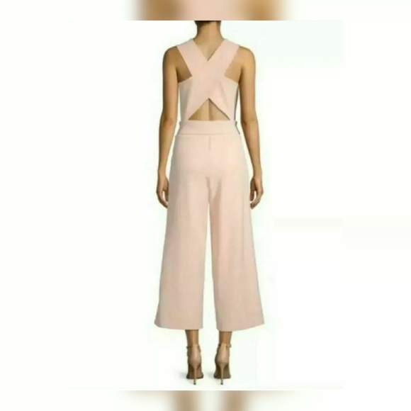 Rachel Rachel Roy Crossback Jumpsuit Blush XL - Picture 3 of 5